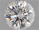 Lab Grown Diamond 2.60 Carats, Round with Ideal Cut, E Color, VVS1 Clarity and Certified by IGI