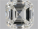 Natural Diamond 1.50 Carats, Asscher with  Cut, J Color, VS1 Clarity and Certified by GIA