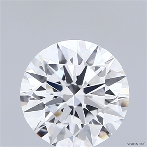 Picture of Lab Grown Diamond 2.05 Carats, Round with Ideal Cut, D Color, VVS1 Clarity and Certified by IGI