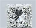 Natural Diamond 1.03 Carats, Princess with  Cut, H Color, VVS1 Clarity and Certified by IGI