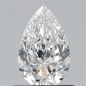 Foto Diamante Natural 0.70 quilates, De pera , Color E, claridad VVS2 y certificado GIA de