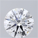Del inventario de diamantes de laboratorio, 6.05 quilates, Redondo , Color E, claridad VVS2 y certificado GIA