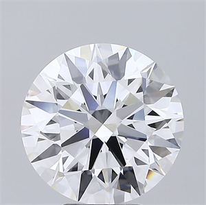 Picture of Lab Grown Diamond 6.05 Carats, Round with Excellent Cut, E Color, VVS2 Clarity and Certified by GIA
