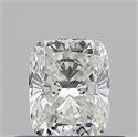 Natural Diamond 0.50 Carats, Cushion with  Cut, F Color, VS2 Clarity and Certified by GIA