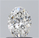 Diamante Natural 0.62 quilates, Ovalado , Color F, claridad VS2 y certificado GIA