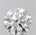 Natural Diamond 2.03 Carats, Round with Excellent Cut, F Color, SI1 Clarity and Certified by GIA