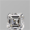 Natural Diamond 0.90 Carats, Asscher with  Cut, E Color, VS1 Clarity and Certified by GIA