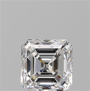 Foto Diamante Natural 0.90 quilates, Asscher , Color E, claridad VS1 y certificado GIA de