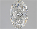Natural Diamond 1.70 Carats, Oval with  Cut, F Color, VS2 Clarity and Certified by GIA