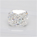 Natural Diamond 0.71 Carats, Cushion with  Cut, F Color, SI2 Clarity and Certified by GIA
