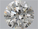 Natural Diamond 2.01 Carats, Round with Excellent Cut, H Color, SI2 Clarity and Certified by GIA