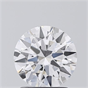 Lab Grown Diamond 1.34 Carats, Round with Ideal Cut, D Color, VS1 Clarity and Certified by IGI