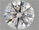 Lab Grown Diamond 3.59 Carats, Round with Excellent Cut, D Color, VVS1 Clarity and Certified by GIA
