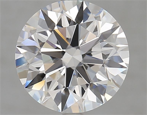 Picture of Lab Grown Diamond 3.59 Carats, Round with Excellent Cut, D Color, VVS1 Clarity and Certified by GIA