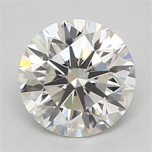 Picture of Natural Diamond 0.50 Carats, Round with Excellent Cut, J Color, IF Clarity and Certified by GIA