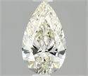 Natural Diamond 0.51 Carats, Pear with  Cut, I Color, VVS2 Clarity and Certified by IGI