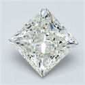 Diamante Natural 1.82 quilates, Princesa , Color J, claridad VVS2 y certificado GIA