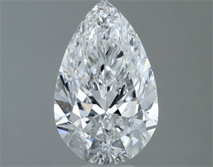 Picture of Natural Diamond 0.90 Carats, Pear with  Cut, D Color, VS1 Clarity and Certified by GIA