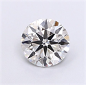 Lab Grown Diamond 1.09 Carats, Round with Ideal Cut, H Color, VVS2 Clarity and Certified by IGI