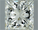 Natural Diamond 1.01 Carats, Princess with  Cut, K Color, VVS1 Clarity and Certified by IGI