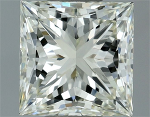 Picture of Natural Diamond 1.01 Carats, Princess with  Cut, K Color, VVS1 Clarity and Certified by IGI