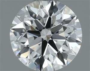 Picture of Natural Diamond 0.50 Carats, Round with Excellent Cut, H Color, VS2 Clarity and Certified by GIA