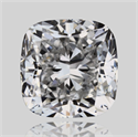 Natural Diamond 0.71 Carats, Cushion with  Cut, D Color, VVS2 Clarity and Certified by GIA