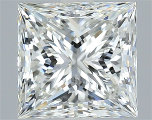 Picture of Natural Diamond 3.01 Carats, Princess with  Cut, H Color, VVS2 Clarity and Certified by GIA