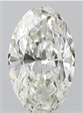 Diamante Natural 2.02 quilates, Ovalado , Color J, claridad SI2 y certificado GIA