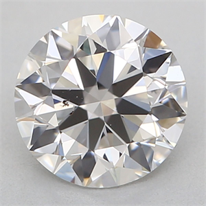 Picture of Natural Diamond 0.71 Carats, Round with Excellent Cut, F Color, SI1 Clarity and Certified by GIA