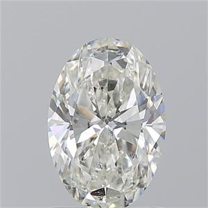 Picture of Natural Diamond 1.23 Carats, Oval with  Cut, I Color, SI2 Clarity and Certified by GIA