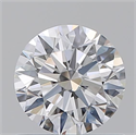 Natural Diamond 0.82 Carats, Round with Excellent Cut, D Color, VS2 Clarity and Certified by GIA