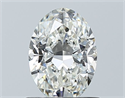 Natural Diamond 0.81 Carats, Oval with  Cut, H Color, VS1 Clarity and Certified by GIA