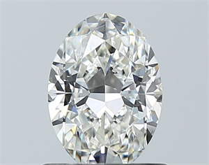 Picture of Natural Diamond 0.81 Carats, Oval with  Cut, H Color, VS1 Clarity and Certified by GIA