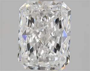Picture of Natural Diamond 2.01 Carats, Radiant with  Cut, F Color, VVS1 Clarity and Certified by GIA