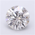 Lab Grown Diamond 1.59 Carats, Round with Excellent Cut, E Color, VS1 Clarity and Certified by IGI