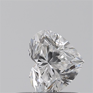 Picture of Natural Diamond 0.40 Carats, Heart with  Cut, D Color, VS1 Clarity and Certified by GIA