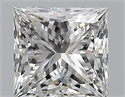 Natural Diamond 0.96 Carats, Princess with  Cut, G Color, VVS2 Clarity and Certified by GIA