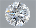 Diamante Natural 0.61 quilates, Redondo , Color E, claridad SI1 y certificado GIA
