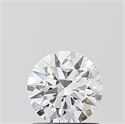 Lab Grown Diamond 0.83 Carats, Round with Ideal Cut, D Color, VVS2 Clarity and Certified by IGI