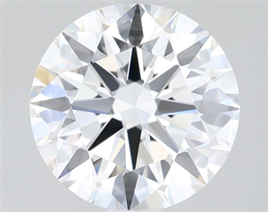 Picture of Natural Diamond 1.51 Carats, Round with Excellent Cut, G Color, FL Clarity and Certified by GIA