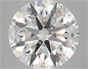 Lab Grown Diamond 5.00 Carats, Round with Ideal Cut, G Color, SI1 Clarity and Certified by IGI