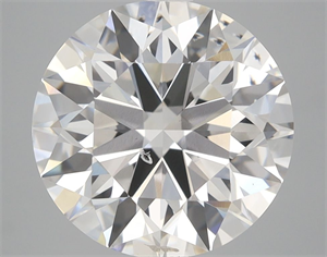 Picture of Lab Grown Diamond 5.00 Carats, Round with Ideal Cut, G Color, SI1 Clarity and Certified by IGI