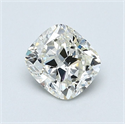 Natural Diamond 0.80 Carats, Cushion with  Cut, J Color, SI2 Clarity and Certified by GIA