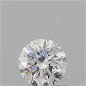 Diamante Natural 0.61 quilates, Redondo , Color E, claridad VVS1 y certificado GIA