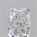 Natural Diamond 0.72 Carats, Radiant with  Cut, E Color, VVS2 Clarity and Certified by GIA