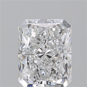 Picture of Natural Diamond 0.72 Carats, Radiant with  Cut, E Color, VVS2 Clarity and Certified by GIA