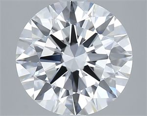Picture of Lab Grown Diamond 2.05 Carats, Round with Excellent Cut, E Color, VVS1 Clarity and Certified by GIA