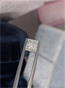 Diamante Natural 0.90 quilates, Princesa , Color D, claridad SI1 y certificado GIA