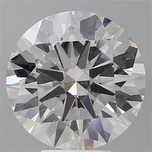 Picture of Lab Grown Diamond 6.05 Carats, Round with Ideal Cut, E Color, VVS2 Clarity and Certified by IGI
